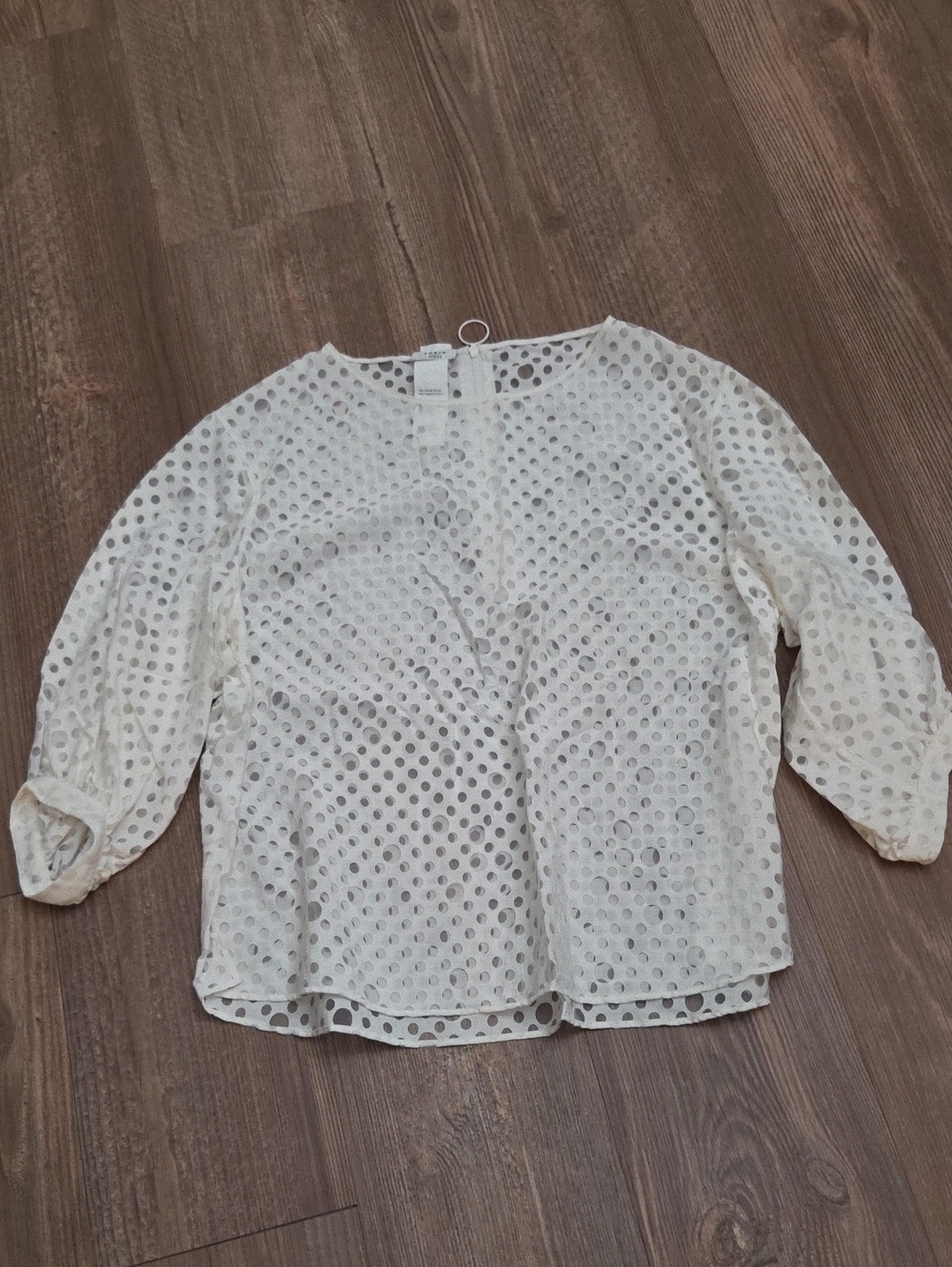 AKRIS Womans Sheer Polka Dot Top